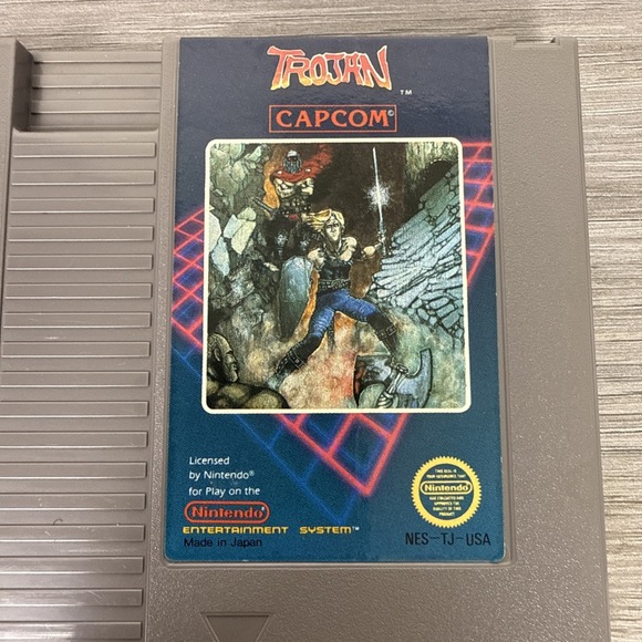 Trojan (Nintendo Entertainment System, 1989) Authentic Cartridge NES - Picture 2 of 11